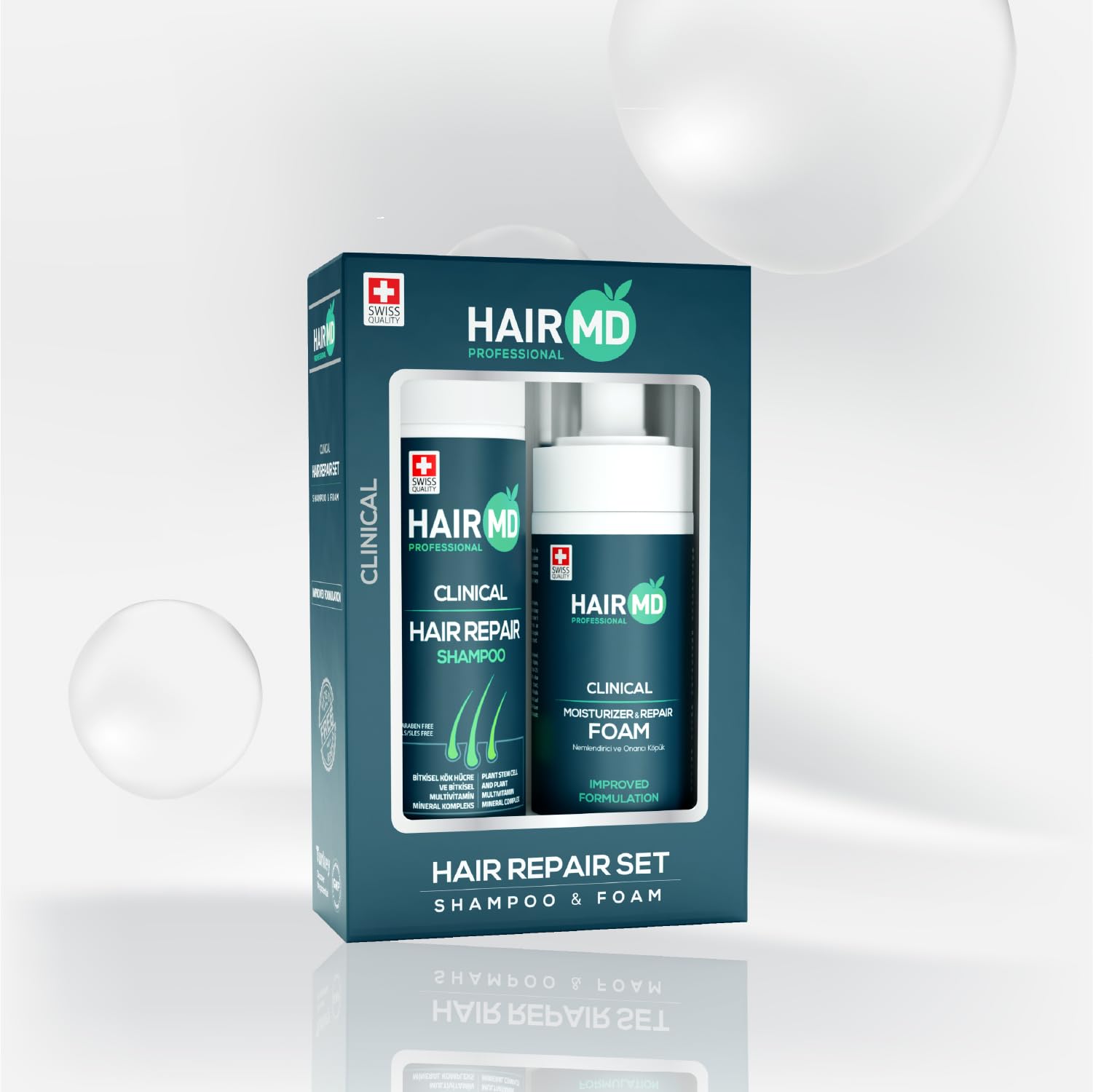 Amazon.com : HairMD Transplant Hair Repair Set (100 ml Shampoo +